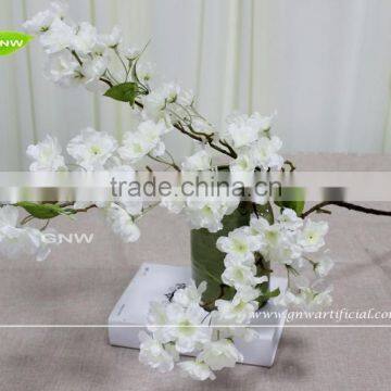 GNW BLB-CH1605015 Cheap Wedding Decoration Ivory White Silk Artificial Cherry Blossom for Sale photo-4