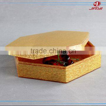 2017 New Design Houseware Golden Acrylic Plastic Packing Box photo-5