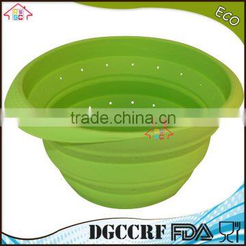 NBRSC Silicone Collapsible Colander Spaghetti Strainer Mesh Drainer for Food Pasta Vegetables Fruit photo-3