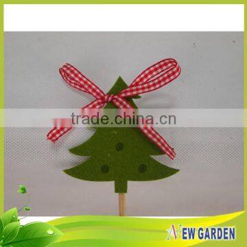 Garden Decoration Plastic and Bamboo Round Decorative Floral Sticks photo-5