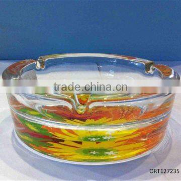 fancy glass ashtray