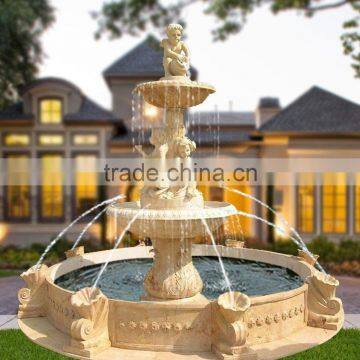 natural hand carved garden landscape design marble fountain stoen for sale