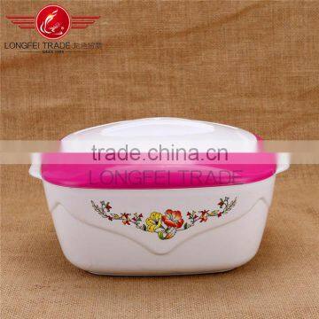 Household 3pcs Plastic Casing /stainless Steel Heat Preservation Lunch Box/ Food Warmer photo-2