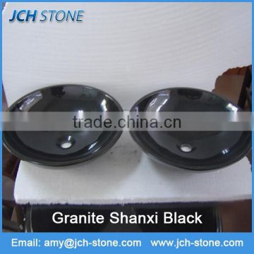 Black sanitary ware wash hand basin