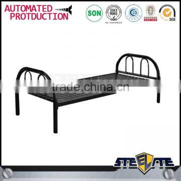 Adults luoyang knock down metal steel single beds