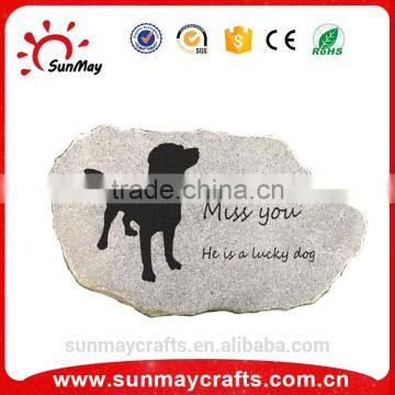 Wholesale custom high quality polyresin dog monument for sale