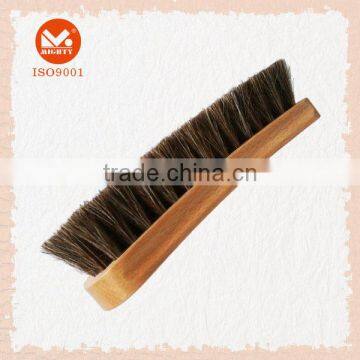 Good Quality Horse Hair Shoe Polish Brush With Beech Wood Block