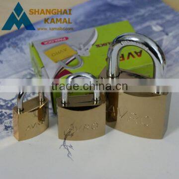 Imitate brass padlock