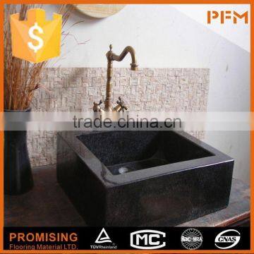 luxurious decoration travertine bathroom wash basin