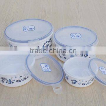 5 Set Plastic Round Shaped Storage Container Set photo-5