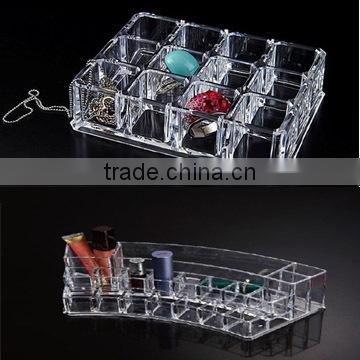 Acrylic jewelery cosmetic organizer