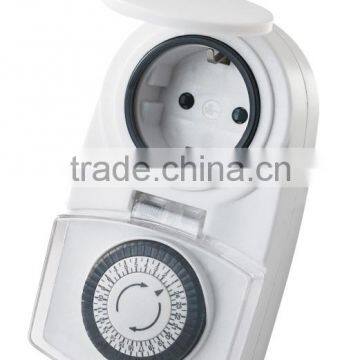 Outdoor Mini 24-hour Mini Programmable Mechanical Timer, 220-240V/16A/50Hz, Maximum 3,500W