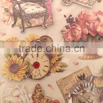 Scrapbook 3D Sticker, Hot Sale 3D Decoupage Stickers, Craft Gift Sticker for Decoration photo-3