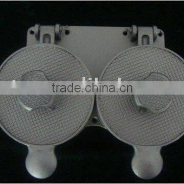 double aluminum adjustable hamburger presser