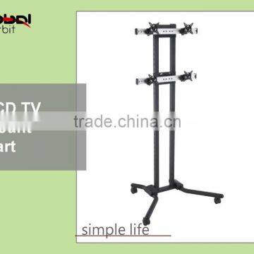 Video Wall Mount Rolling Portable LED TV Mounting Bracket Stand photo-2