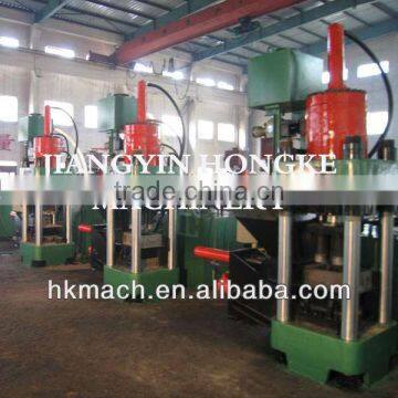 briquetting press for sponge iron chips