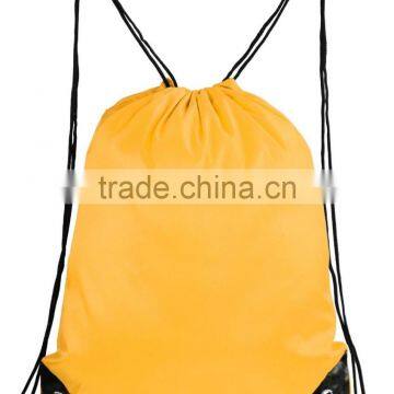 Basic Cinch Sack Drawstring Pack Tote Promotion Back Pack Party Bag photo-5