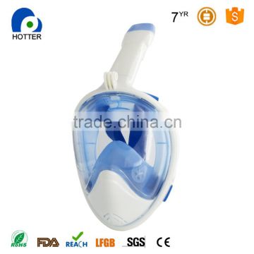 100% liquid silicone high quality full mask snorkel face