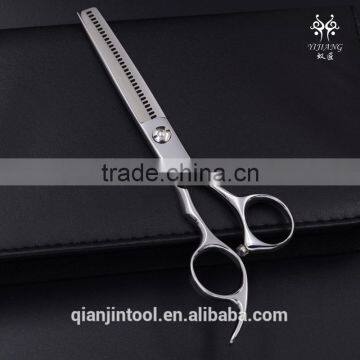 17 cm Straight Hair Scissors Blunt Pinking Shear Diamond Salon Metal Hair Cutting Shears Hair Shear/scissors photo-2