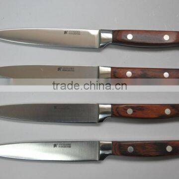 Safety forged steel Wooden handle Knife