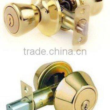 US10B Combo Entry Lock Set Door Knob & Deadbolt Keyed Alike KW1 Keyway Lock photo-3