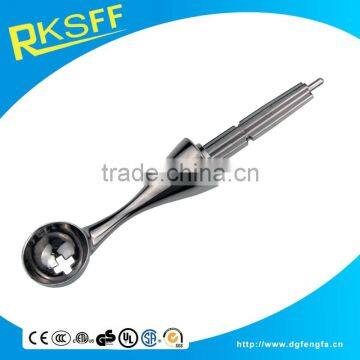 manufacturer cheap die casting zinc alloy chrome plated spoon head