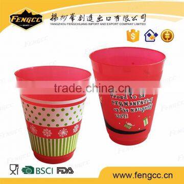 Factory supply travelling running Unbreakable plastic fish bowl straw cup