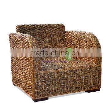Sofa Chair For Lounge Room, Water Hyacinth Material photo-2