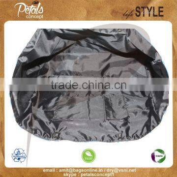 12 oz Natural Canvas Tote Bag With Inside Polyester Lining & With Canvas Handle photo-4