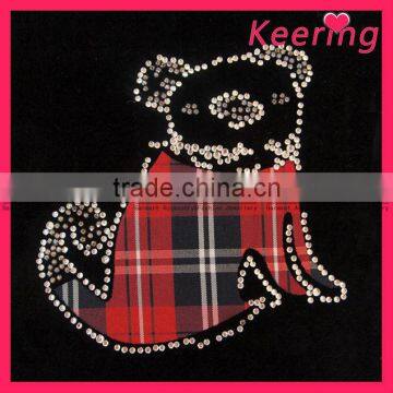 hot fix transfer rhinestone animal motif WHF-157