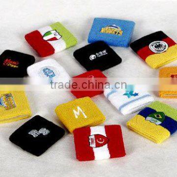 2016 any color headwear promotional embroidery wristband