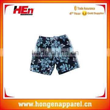 Hongen apparel Mens sublimation polyester custom top sale new style fashion summer cheap beach short