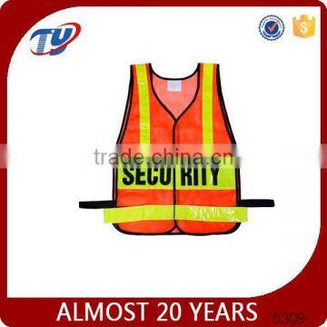 Orange Yellow Safety Vest With Pvc Tape photo-2