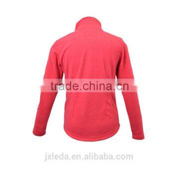 Women 100% Polyester Embroideied Logo Polar Fleece Jacket Custom photo-4