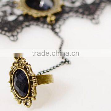 European Antique Palace Lace Bracelets New Fashion Girls Ring Bracelets Sets photo-3