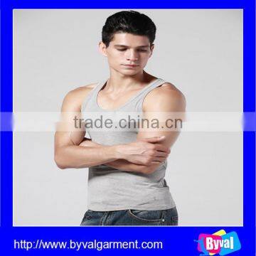 100% cotton blank wholesale plain tank tops men/wholesale cotton men's tank tops/Bodybuilding Mens Tank Top Gym Tank Top