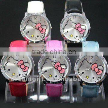 Cute Hello Kitty Watch Girls Wristwatches Factory Price Huge Stock