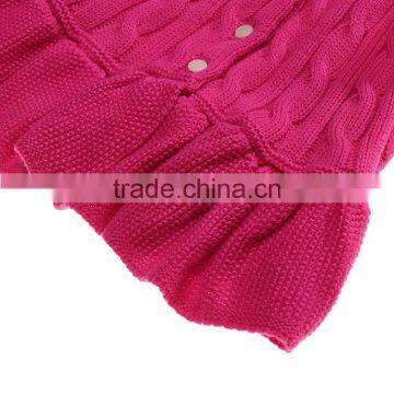 Latest Children Girls Cable Knit Ruffle Buttom Down Long Cardigan Sweater photo-6