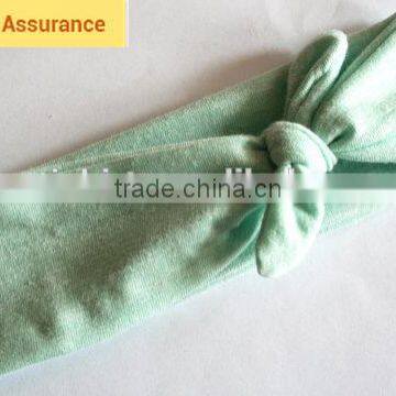 Boutique Quality Lovely Wholesale Soft Crochet Baby Headband Rabbiy Ear Style Rose Red Hairband photo-3