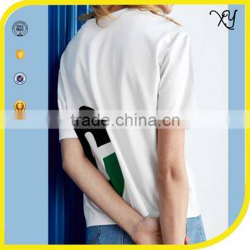 2017 Skateboard Girl Casual Embroidered Patch Women Cheap t Shirt Custom photo-2