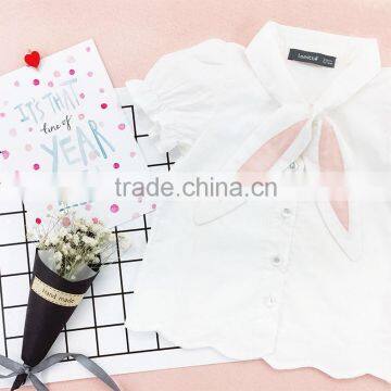 0-4 Years 2017 Wholesale Hot Summer Cotton Rabbit Baby Girls Blouses (pick Size ) photo-4