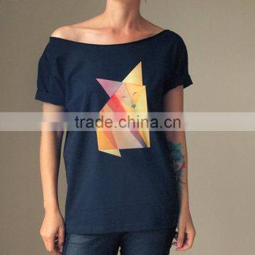 Casual Ladies Black Short Sleeve Blouses Hot Sale photo-2
