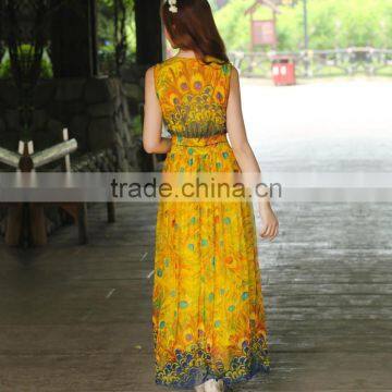 Z&M Maxi Beach Dress Ladies Sexy Transparent Dress Long Maxi Dress photo-6