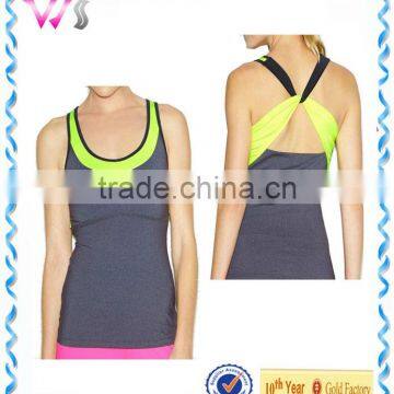 Wholesale Gym Wear Bodybuilding Yoga Tank Tops Sportswear