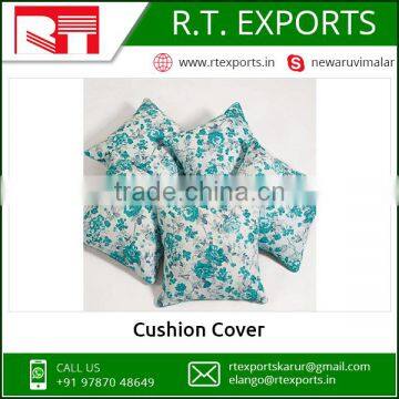 2017 Custom OEM Printed Cotton Cushion Cover Made in India