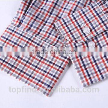 China Direct Factory Customise 100% Cotton Check Pattern Latest Formal Shirt Designs for Men photo-6
