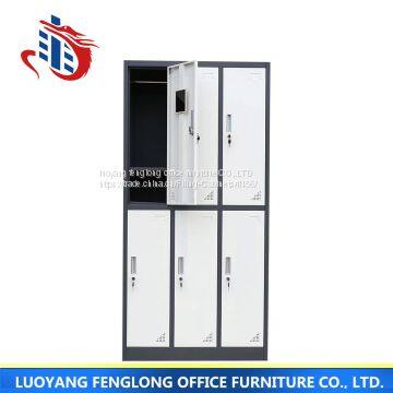 Популярные металлические шкафчики с 6 дверцами для хранения вещей на улице photo-3