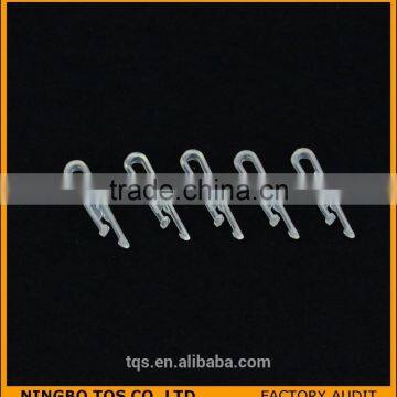 Cheap With Teeth U-shape Semitransparent Shirt Packing Plastic Clips photo-5