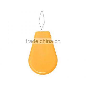 China Wholesale Orange Teardrop Shaped Steel Bow Wire Cross Stitch Needle Threaders photo-3