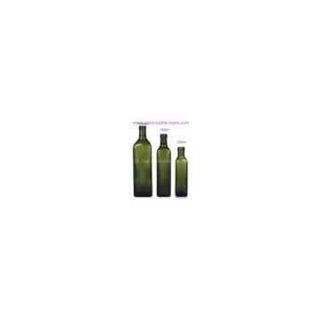 Supply Square Dark Green Olive Oil Glass Bottle